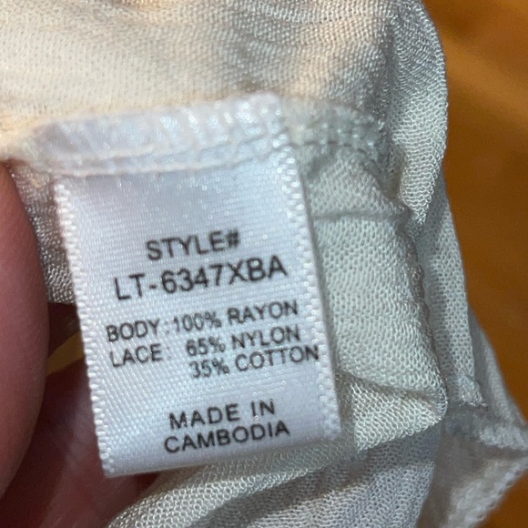 Zenana lace babydoll blouse - Picture 5 of 5